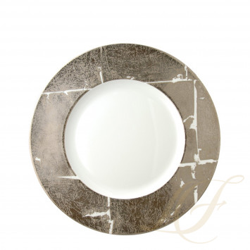 Тарелка подстановочная 32см коллекции Feuille D'Argent бренда Bernardaud