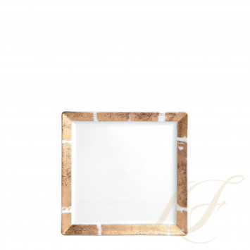 Тарелка десертная 13см коллекции Feuille D'Or бренда Bernardaud