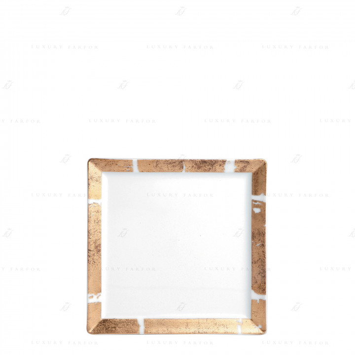 Тарелка десертная 13см коллекции Feuille D'Or бренда Bernardaud