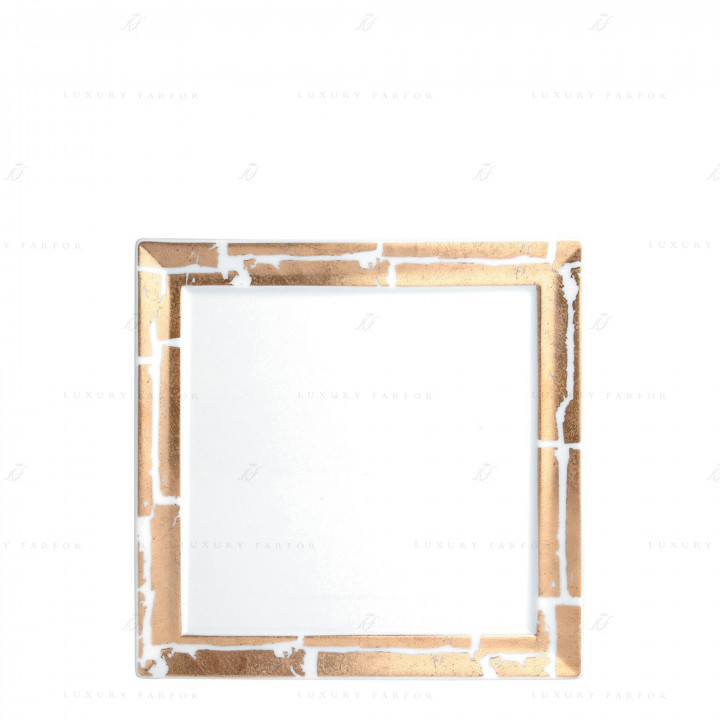 Тарелка закусочная 21см коллекции Feuille D'Or бренда Bernardaud