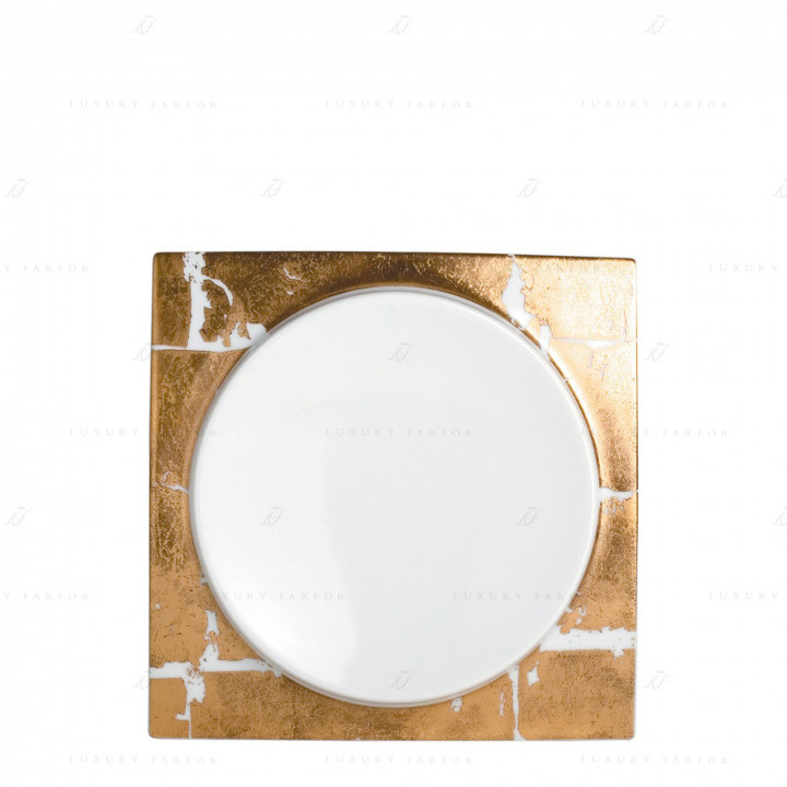 Тарелка закусочная 21,5см коллекции Feuille D'Or бренда Bernardaud