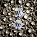Кофейный сервиз на 6 персон коллекции Galerie Royal Bleu Nuit бренда Bernardaud