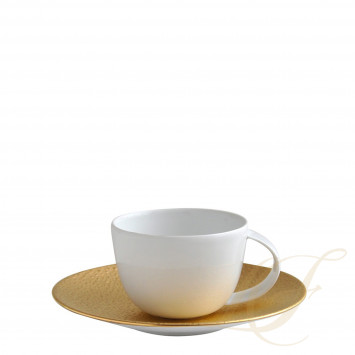 Чашка эспрессо с блюдцем 70мл коллекции Gouttes D'Or бренда Bernardaud