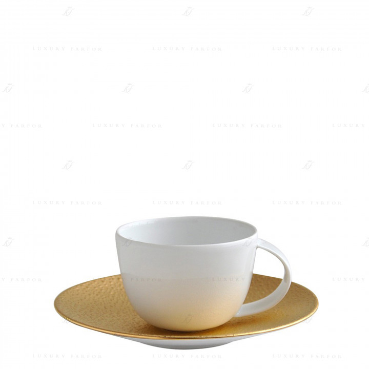 Чашка эспрессо с блюдцем 70мл коллекции Gouttes D'Or бренда Bernardaud