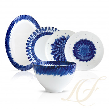 Столовый сервиз на 6 персон коллекции In Bloom - Zemer Peled бренда Bernardaud