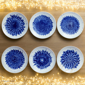 Столовый сервиз на 6 персон коллекции In Bloom - Zemer Peled бренда Bernardaud