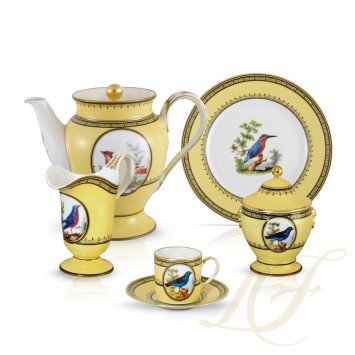 Кофейный сервиз на 6 персон коллекции Jardin Du Roi бренда Bernardaud