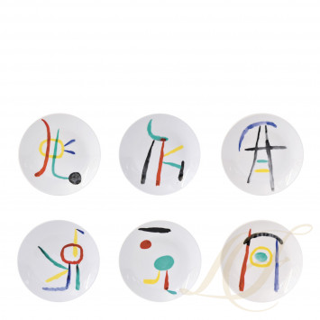 Тарелка десертная 14см, 6шт. коллекции A Toute Epreuve - Joan Miro бренда Bernardaud