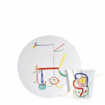 Набор из 2 предметов коллекции A Toute Epreuve - Joan Miro бренда Bernardaud