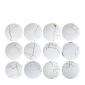 Тарелка главная 27см, 12шт. коллекции Kintsugi - Sarkis бренда Bernardaud
