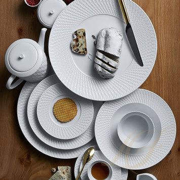 Столовый сервиз на 6 персон коллекции Kintsugi - Sarkis бренда Bernardaud