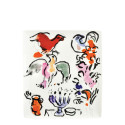 Чаша прямоугольная 26,5х23,5см коллекции Les vitraux d'Hadassah - Marc Chagall бренда Bernardaud
