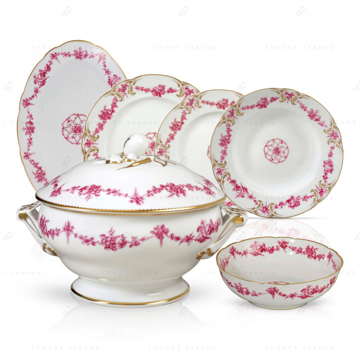 Столовый сервиз на 6 персон коллекции Louis XV бренда Bernardaud