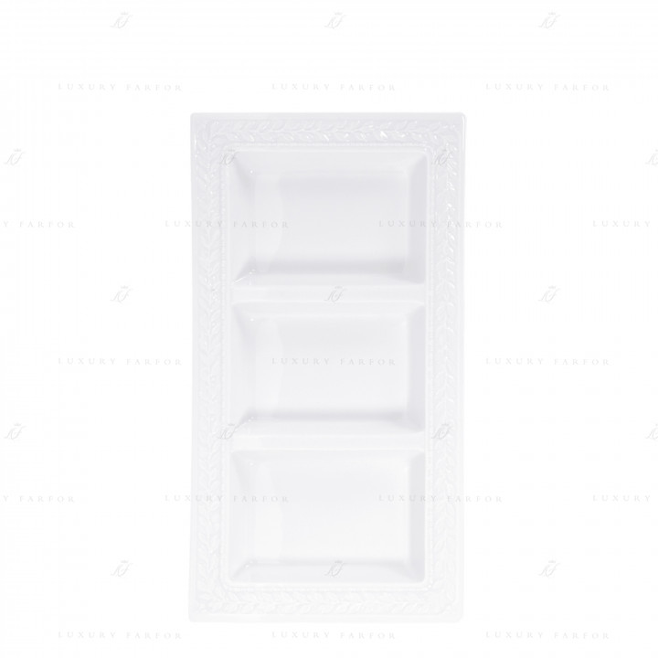 Блюдо (3-х секционное) 32,5x17,5см коллекции Louvre бренда Bernardaud