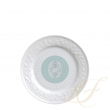 Тарелка закусочная 21см коллекции Louvre Paques Green бренда Bernardaud
