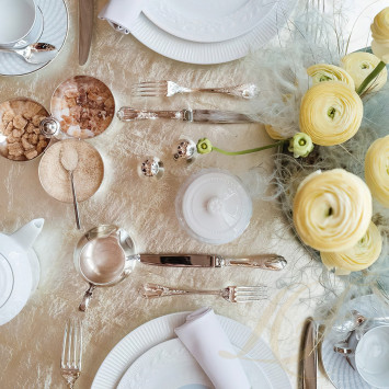 Кофейный сервиз на 6 персон коллекции Louvre бренда Bernardaud