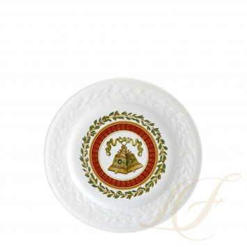 Тарелка закусочная 21см, 4шт. коллекции Louvre Christmas бренда Bernardaud