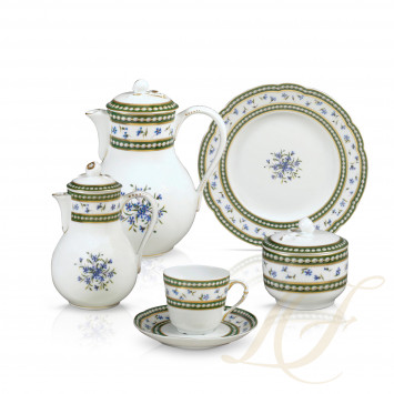 Кофейный сервиз на 6 персон коллекции Marie-Antoinette бренда Bernardaud