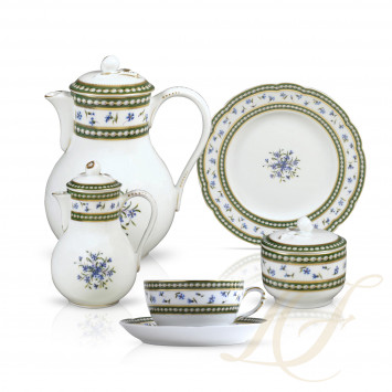 Чайный сервиз на 6 персон коллекции Marie-Antoinette бренда Bernardaud