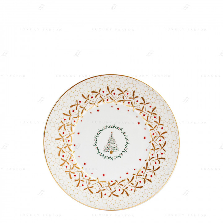 Тарелка закусочная 21см коллекции Noël бренда Bernardaud
