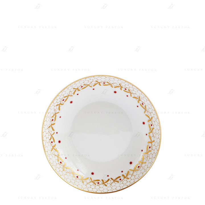 Тарелка суповая 19см коллекции Noël бренда Bernardaud