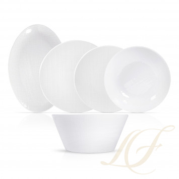 Столовый сервиз на 6 персон коллекции Organza бренда Bernardaud