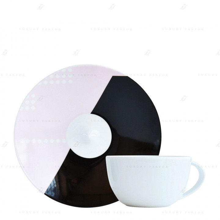 Чашка чайная с блюдцем 200мл коллекции Oscar бренда Bernardaud