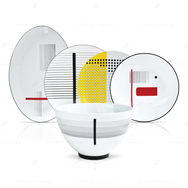 Столовый сервиз на 6 персон коллекции Oscar бренда Bernardaud