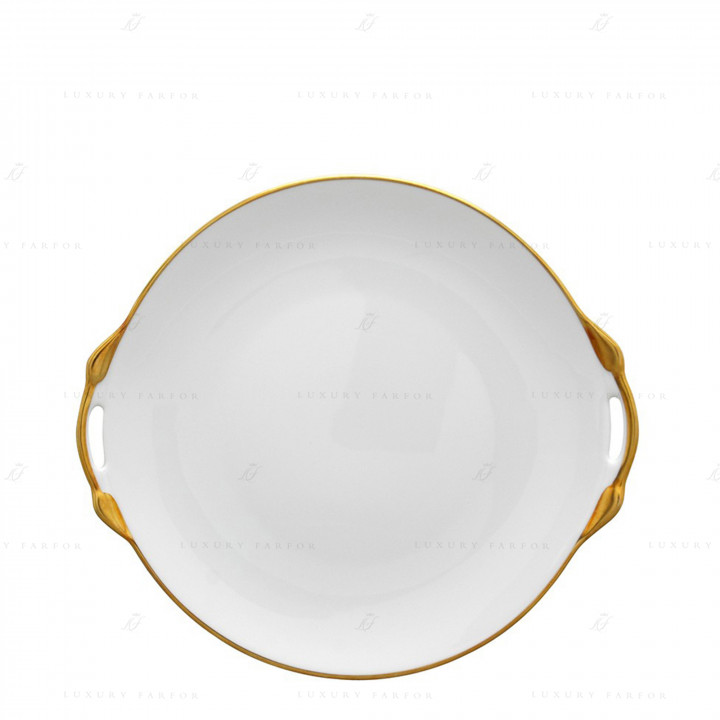 Блюдо для пирога с ручками 27см коллекции Palmyre бренда Bernardaud