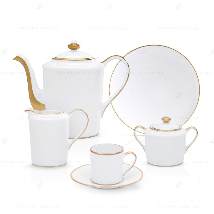 Кофейный сервиз на 6 персон коллекции Palmyre бренда Bernardaud