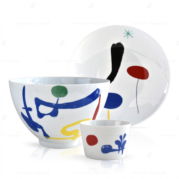 Коллекция Parler Seul - Joan Miro бренда Bernardaud