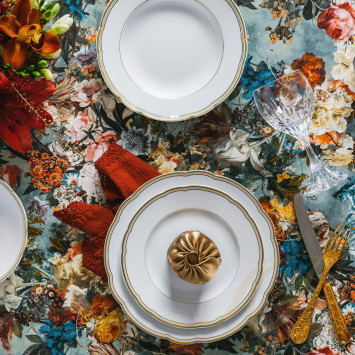 Тарелка закусочная 21см коллекции Pompadour бренда Bernardaud