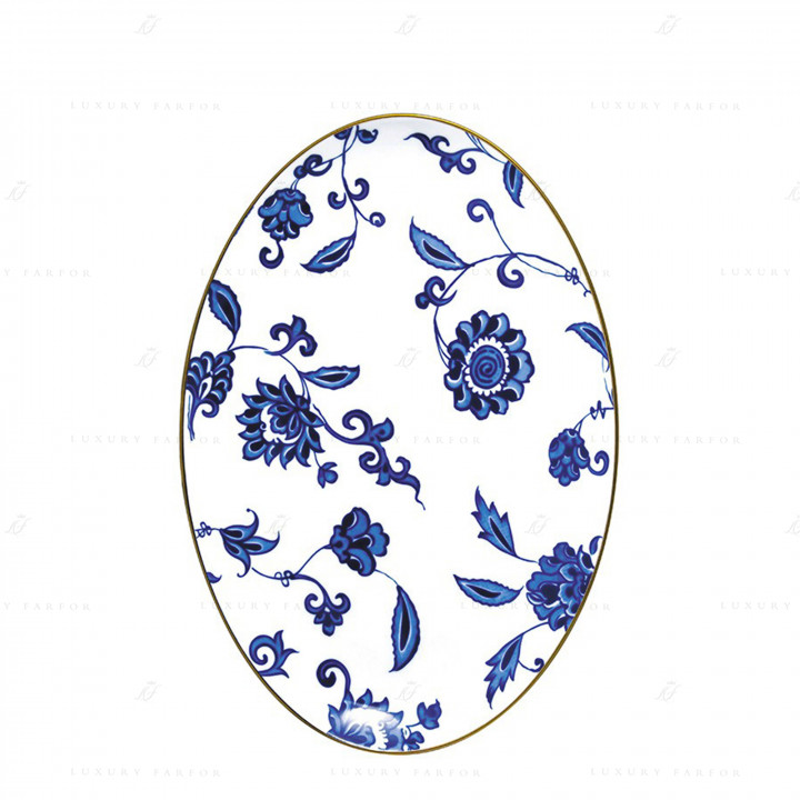 Блюдо овальное 38см коллекции Prince Bleu бренда Bernardaud