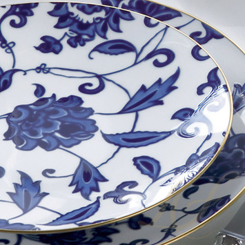 Чайный сервиз на 6 персон коллекции Prince bleu бренда Bernardaud