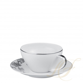 Чашка чайная с блюдцем 130мл коллекции Promenade бренда Bernardaud