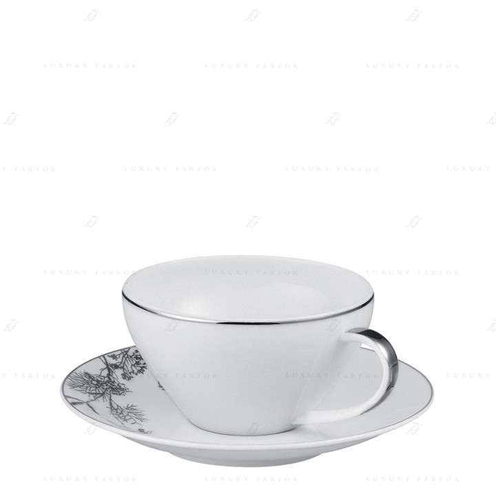 Чашка чайная с блюдцем 130мл коллекции Promenade бренда Bernardaud