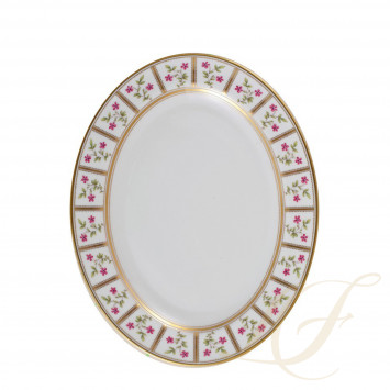 Блюдо овальное 38см коллекции Roseraie бренда Bernardaud