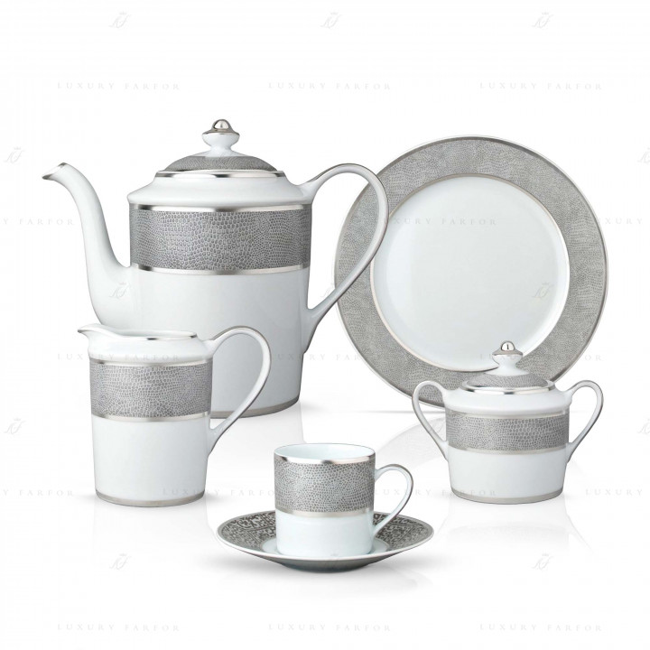Кофейный сервиз на 6 персон коллекции Sauvage бренда Bernardaud