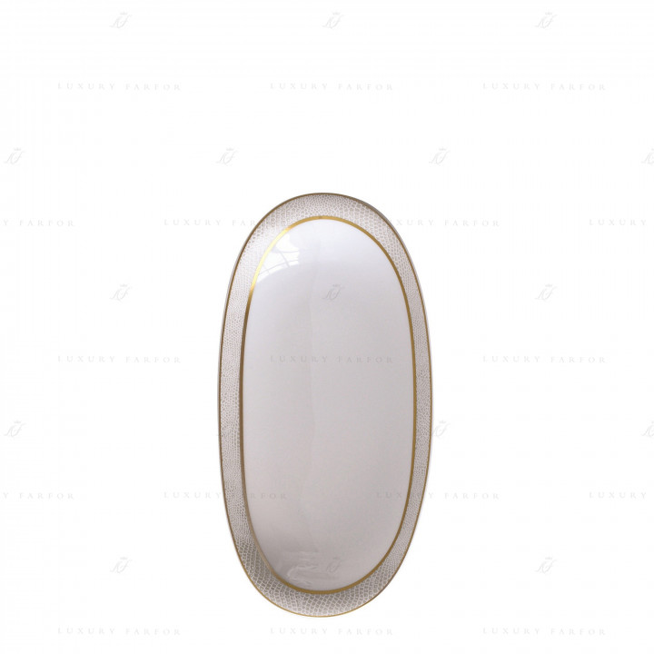 Блюдо для гарнира 23x12см коллекции Sauvage Or бренда Bernardaud