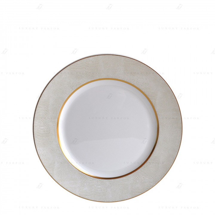 Тарелка главная 26см коллекции Sauvage Or бренда Bernardaud