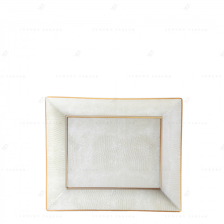 Блюдо прямоугольное 20х16см коллекции Sauvage Or бренда Bernardaud