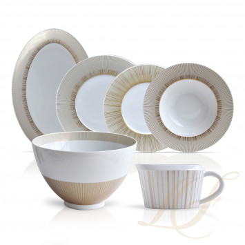 Столовый сервиз на 6 персон коллекции Sol бренда Bernardaud