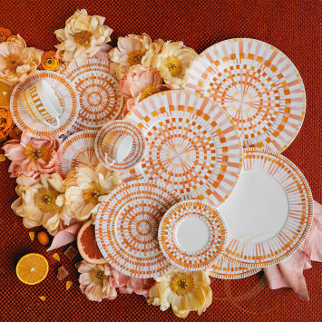 Чашка эспрессо с блюдцем 60мл коллекции Terra Rosa бренда Bernardaud