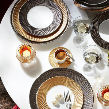 Коллекция Twist Platine бренда Bernardaud