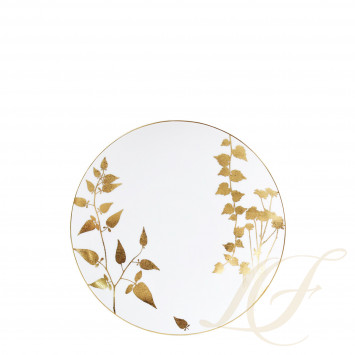 Тарелка закусочная 21см коллекции Vegetal Or бренда Bernardaud