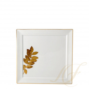 Тарелка закусочная 21см коллекции Vegetal Or бренда Bernardaud