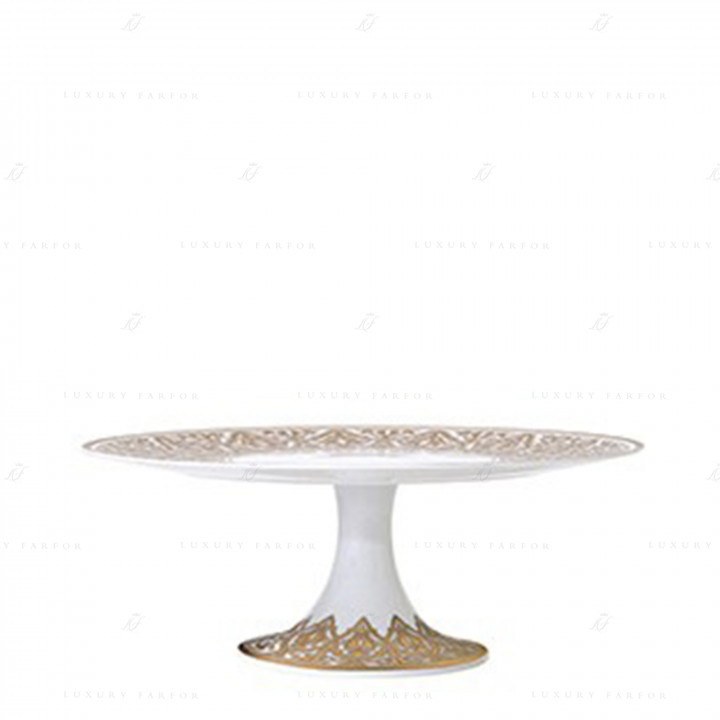 Тарелка тортовая на ножке 31см коллекции Venise бренда Bernardaud