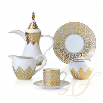 Кофейный сервиз на 6 персон коллекции Venise бренда Bernardaud