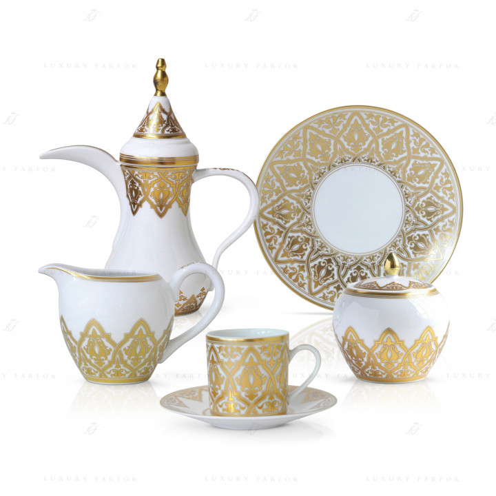 Кофейный сервиз на 6 персон коллекции Venise бренда Bernardaud