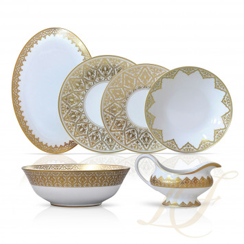 Столовый сервиз на 6 персон коллекции Venise бренда Bernardaud